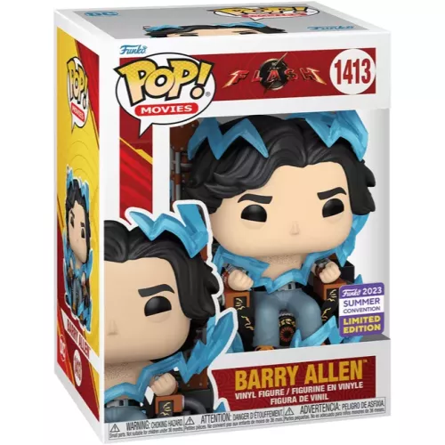 Funko Pop! Barry Allen #1413 in Electric Chair DC The Flash Box