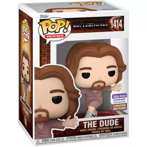 Funko Pop! The Dude #1414 with Rug The Big Lebowski Box