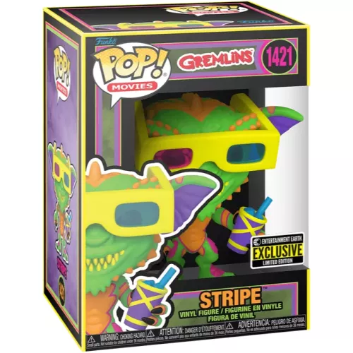 Funko Pop! Stripe #1421 with 3-D Glasses Blacklight Box