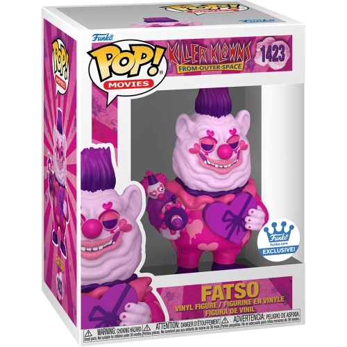 Funko Pop! Fatso #1423 with Heart Box Valentine Killer Klowns from Outer Space Box