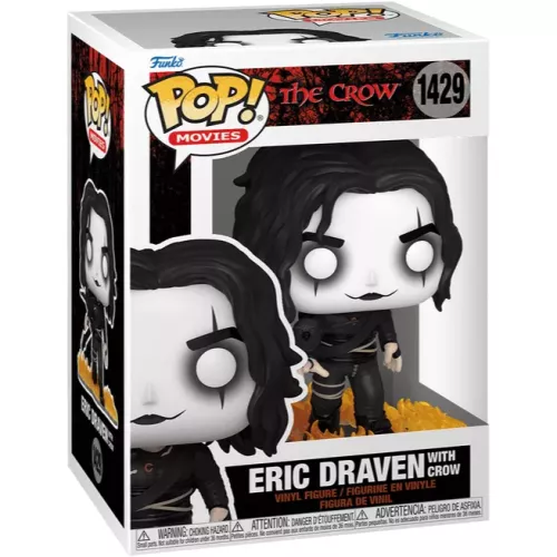 Funko Pop! Eric Draven with Crow #1429 The Crow Movies Box