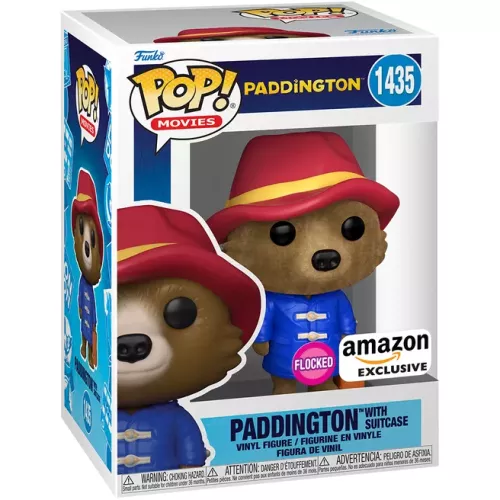 Funko Pop! Paddington with Suitcase #1435 Flocked Movies Box