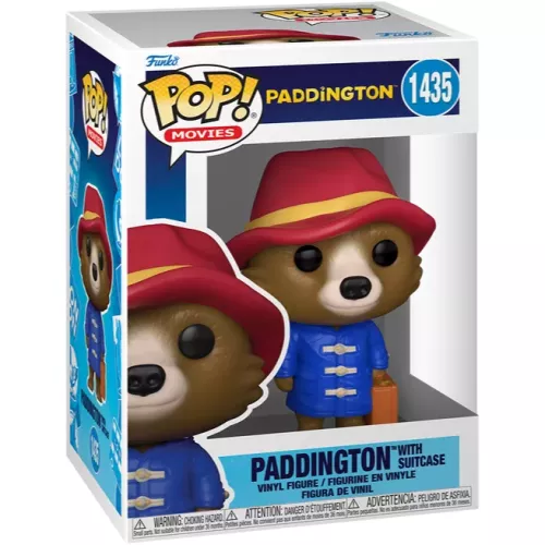 Funko Pop! Paddington with Suitcase #1435 Movies Vinyl Figure Box