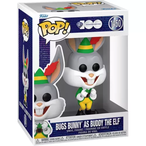 Funko Pop! Bugs Bunny as Buddy the Elf #1450 Warner Bros. 100 Celebrating Every Story Box