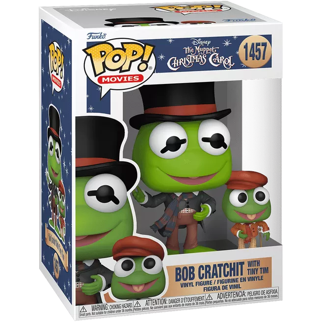 Bob Cratchit with Tiny Tim Box