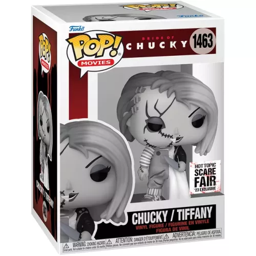 Funko Pop! Chucky/Tiffany #1463 Bride of Chucky Movies Box