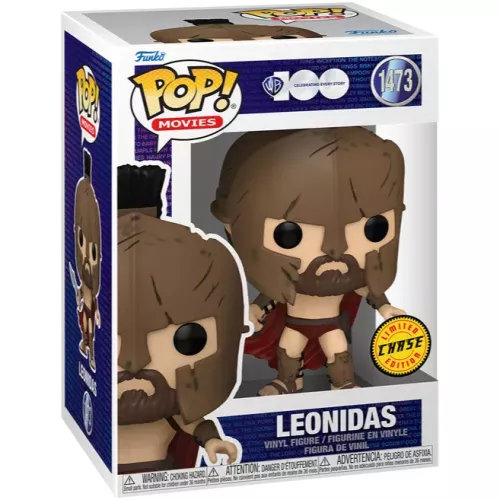 Funko Pop! Leonidas #1473 Helmet Chase Warner Bros. 100 Celebrating Every Story Box