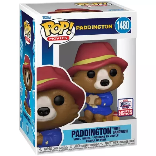 Funko Pop! Paddington with Sandwich #1480 Movies Vinyl Figure Box