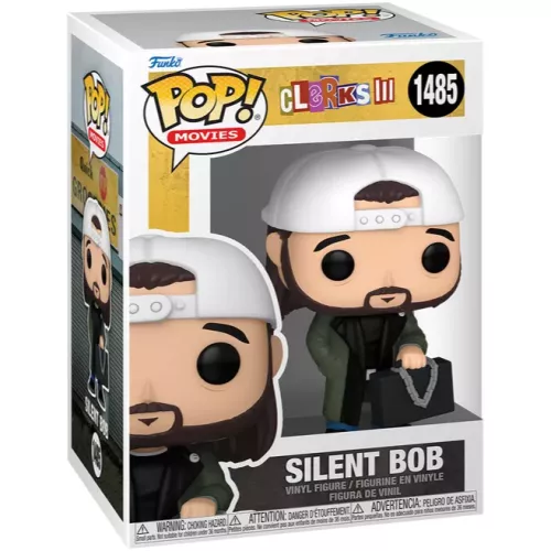 Funko Pop! Silent Bob #1485 with Suit Case Clerks III Box