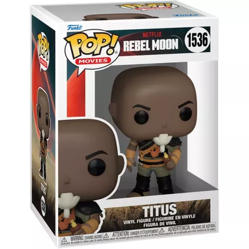 Funko Pop! Titus #1536 Netflix Rebel Moon Movies Vinyl Figure Box