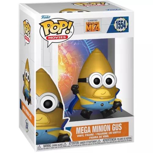 Funko Pop! Mega Minion Gus #1554 Illuminations Despicable Me 4 Box