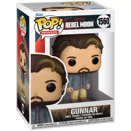 Funko Pop! Gunnar #1560 Netflix Rebel Moon Movies Vinyl Figure Box