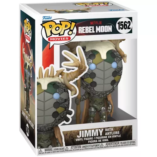 Funko Pop! Jimmy with Antlers #1562 Netflix Rebel Moon Box