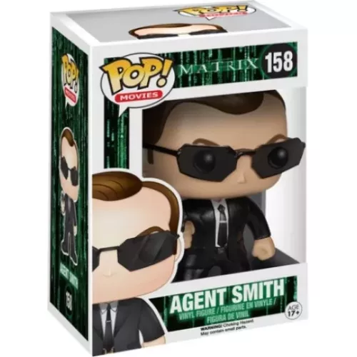 Funko Pop! Agent Smith #158 The Matrix Movies Vinyl Figure Box