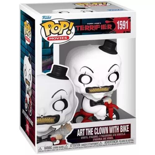Funko Pop! Art the Clown with Bike #1591 Damien Leone's Terrifier Box