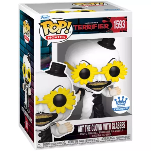 Funko Pop! Art the Clown with Glasses #1593 Damien Leone's Terrifier Box