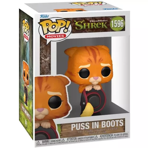 Funko Pop! Puss in Boots #1596 Dreamworks Shrek Movies Box