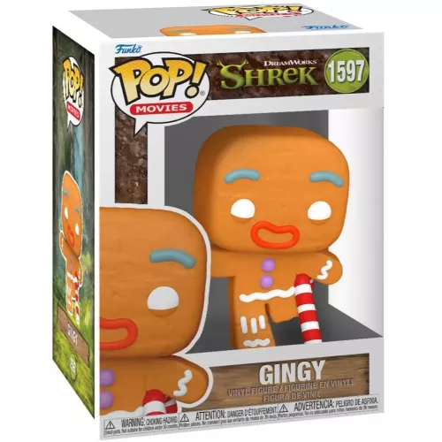 Funko Pop! Gingy #1597 Dreamworks Shrek Movies Vinyl Figure Box
