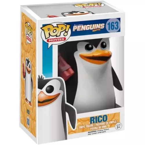 Funko Pop! Rico #163 Dreamworks Penguins of Madagascar Box
