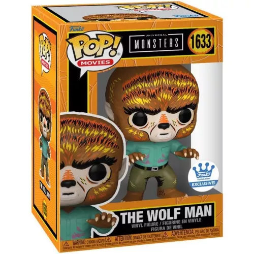 Funko Pop! The Wolf Man #1633 Retro Universal Monsters Box