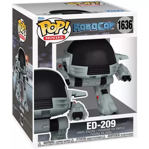 Funko Pop! ED-209 #1636 6 Inch RoboCop Movies Vinyl Figure Box