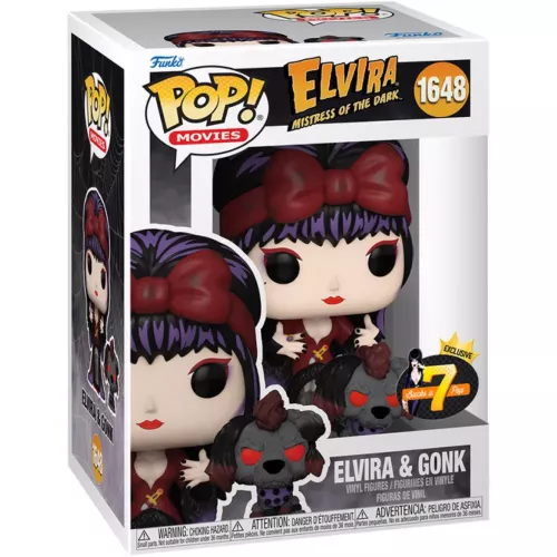 Funko Pop! Elvira & Gonk #1648 Moonlit Elvira Mistress of the Dark Box