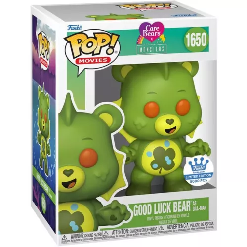 Funko Pop! Good Luck Bear as Gill-Man #1650 Care Bears X Universal Monsters Box