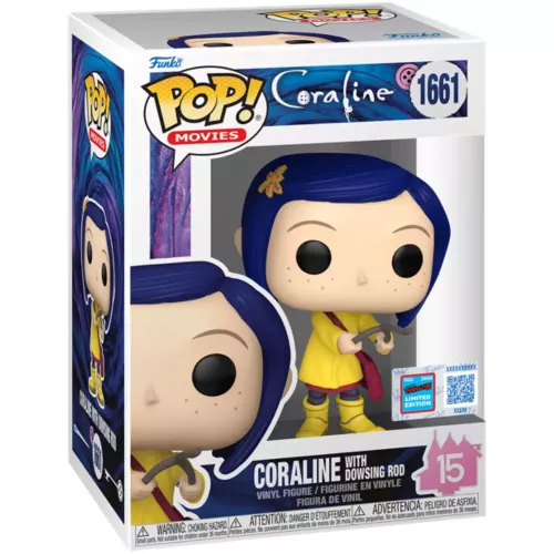 Funko Pop! Coraline with Dowsing Rod #1661 Movies Vinyl Figure Box