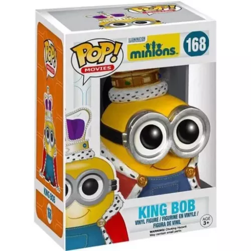 Funko Pop! King Bob #168 Illumination Minions Movies Box