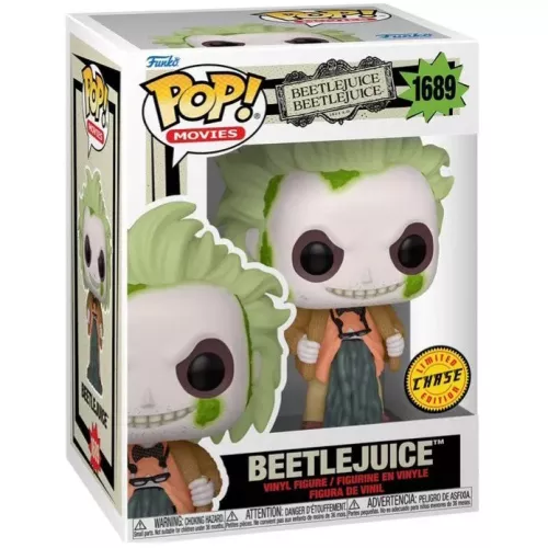 Funko Pop! Beetlejuice #1689 Chase Beetlejuice Beetlejuice Box