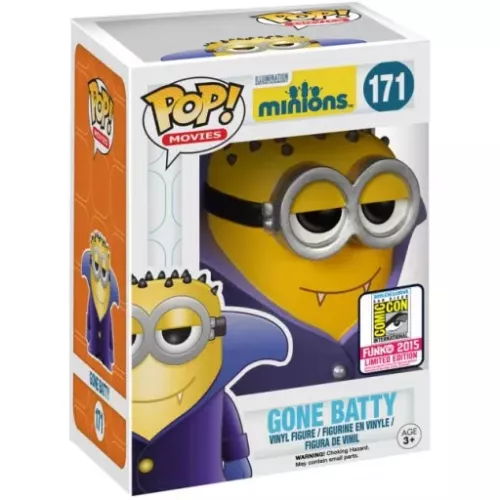 Funko Pop! Gone Batty #171 Illumination Minions Movies Box