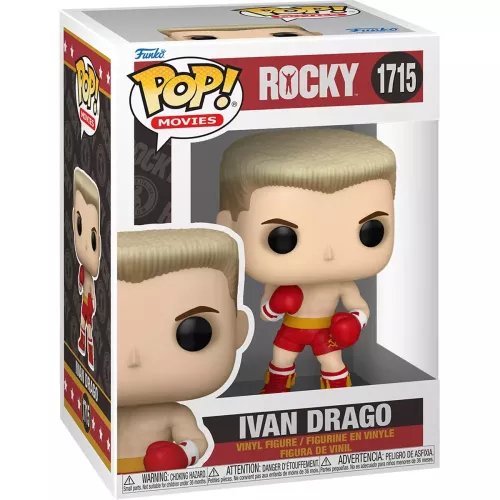 Funko Pop! Ivan Drago #1715 Rocky Movies Vinyl Figure Box