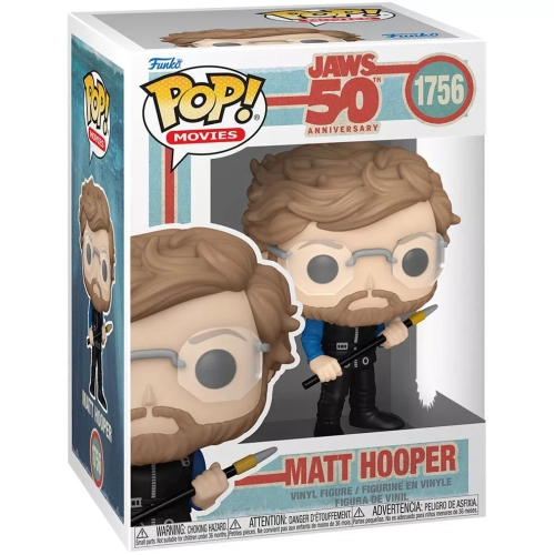 Funko Pop! Matt Hooper #1756 Jaws 50th Anniversary Box