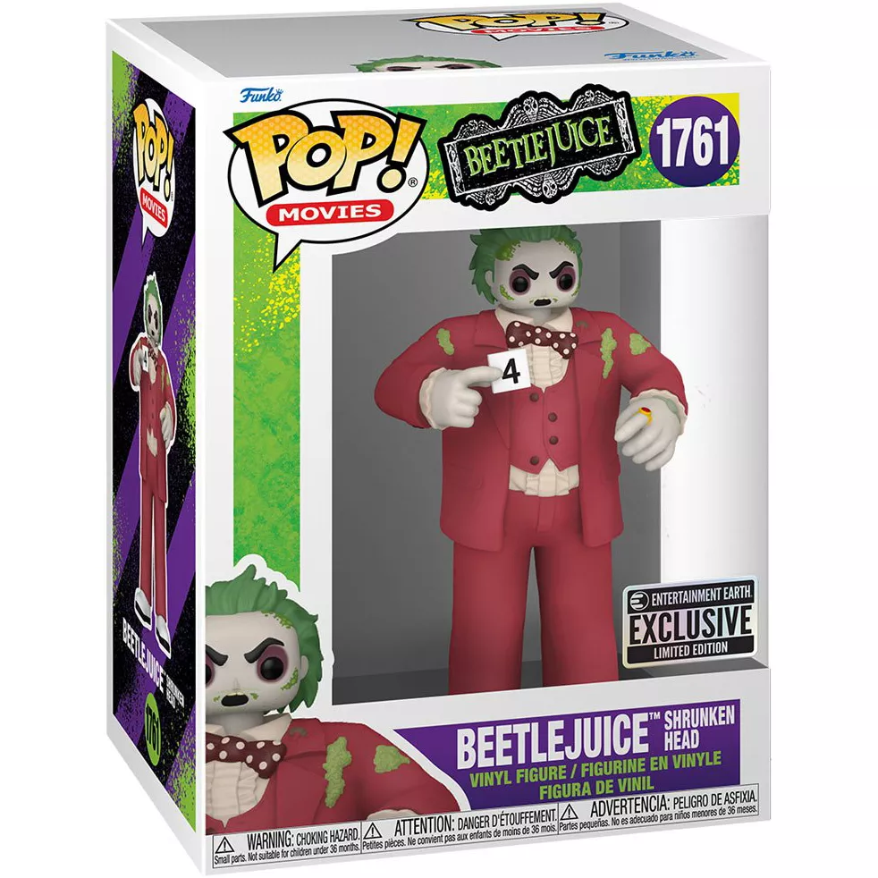 Beetlejuice Shrunken Head Box