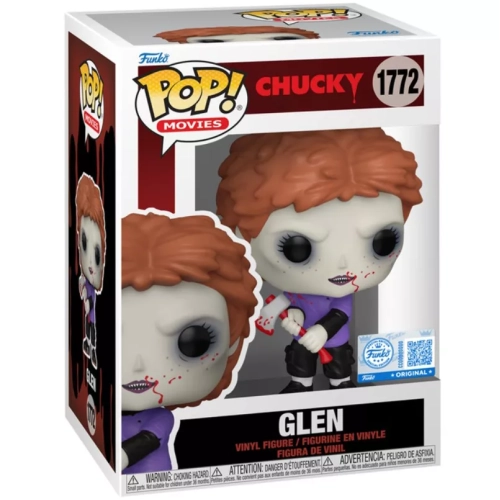 Funko Pop! Glen #1772 with Axe Chucky Movies Vinyl Figure Box