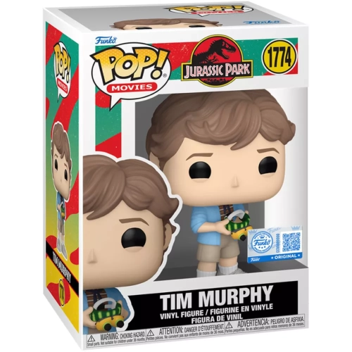 Funko Pop! Tim Murphy #1774 Jurassic Park Movies Vinyl Figure Box