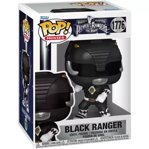 Funko Pop! Black Ranger #1776 Mighty Morphin Power Rangers The Movie Box