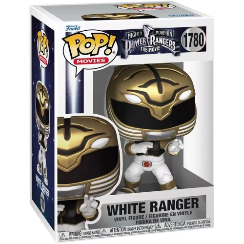 Funko Pop! White Ranger #1780 Mighty Morphin Power Rangers The Movie Box
