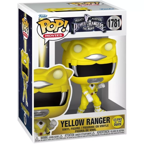 Funko Pop! Yellow Ranger #1781 Glows in the Dark Mighty Morphin Power Rangers The Movie Box