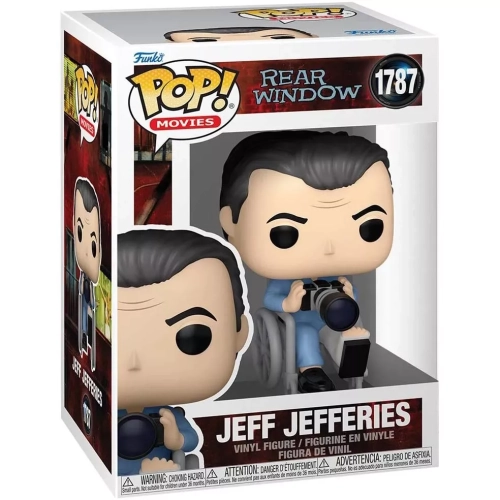 Funko Pop! Jeff Jefferies #1787 Rear Window Movies Box