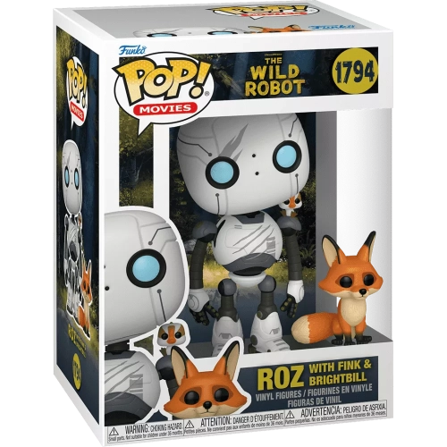 Funko Pop! Roz with Fink & Brightbill #1794 Dreamworks The Wild Robot Box