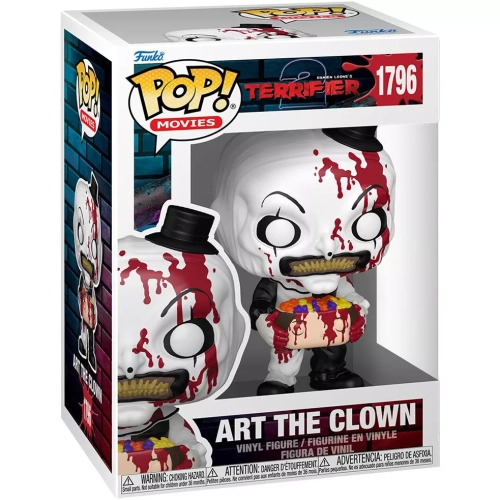 Funko Pop! Art the Clown #1796 Bloody Damien Leone's Terrifier 2 Box