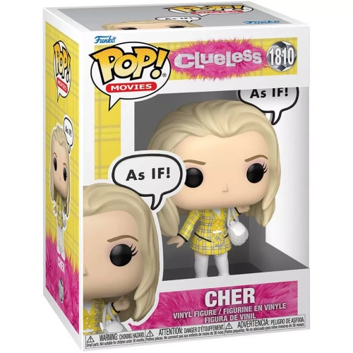 Funko Pop! Cher #1810 As If! Saying Clueless Movies Box