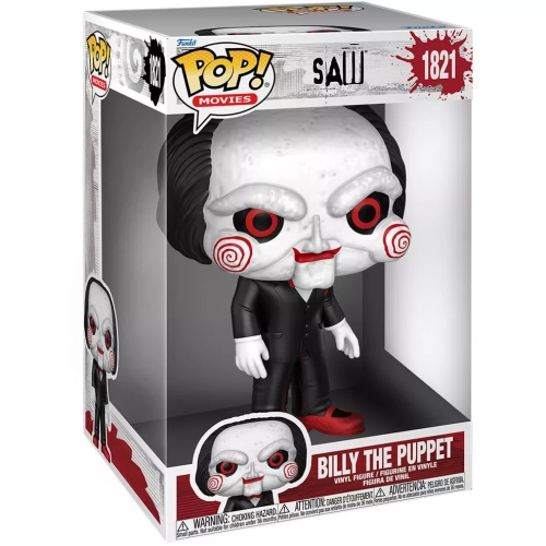 Funko Pop! Billy the Puppet #1821 10 Inch Saw Movies Box