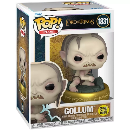 Funko Pop! Gollum #1831 Glows in the Dark PLUS The Lord of the Rings Box