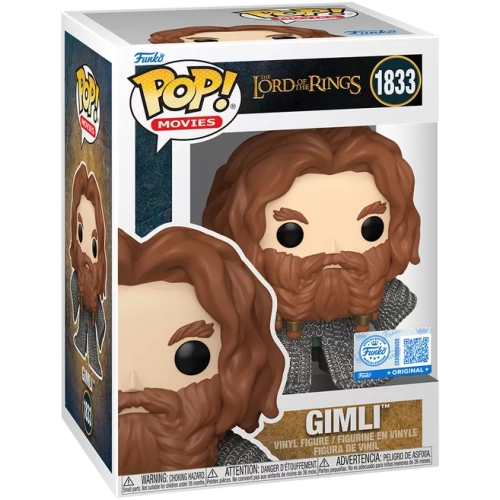 Funko Pop! Gimli #1833 Chainmail Armor The Lord of the Rings Box