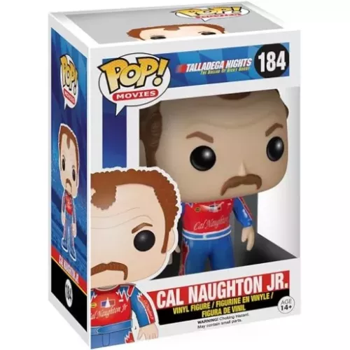 Funko Pop! Cal Naughton Jr. #184 Talladega Nights The Ballad of Ricky Bobby Box