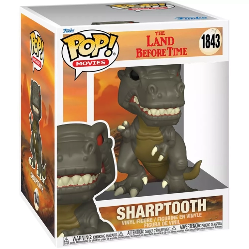 Funko Pop! Sharptooth #1843 Tyrannosaurus 6 Inch The Land Before Time Box