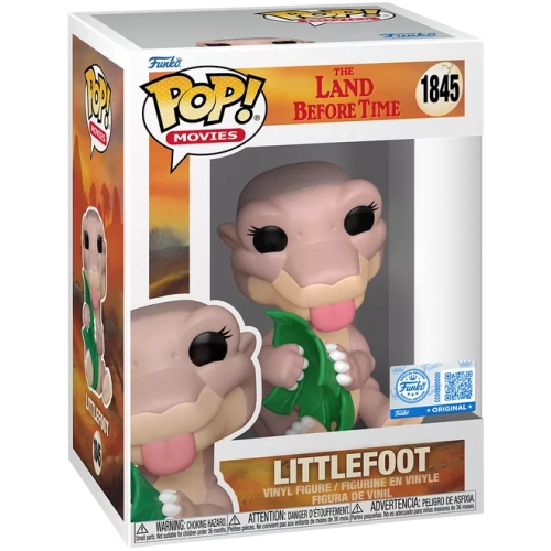 Funko Pop! Littlefoot #1845 with Treestar The Land Before Time Box