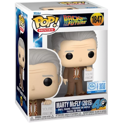 Funko Pop! Marty McFly (2015) #1847 Back to the Future Box